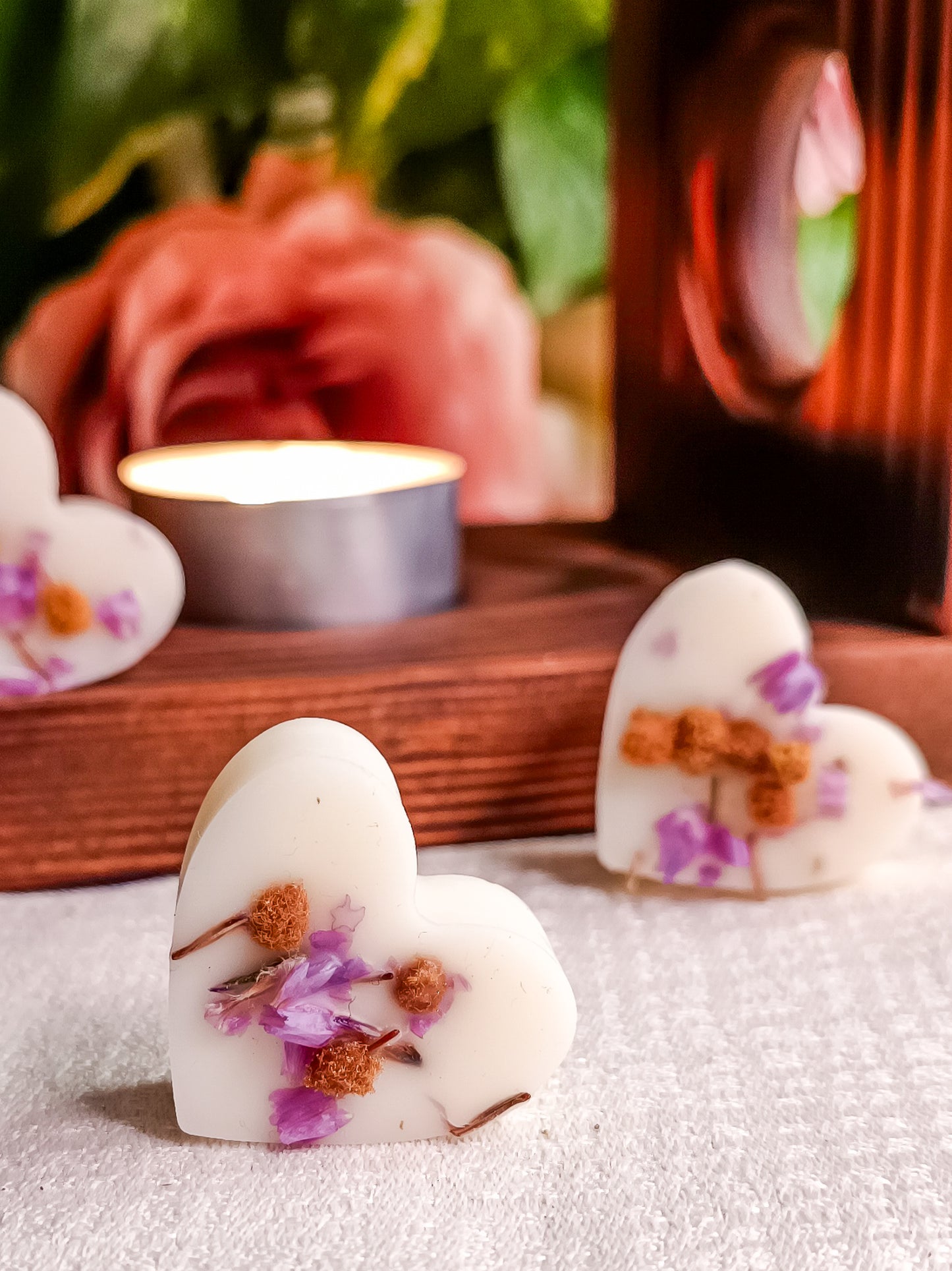 Petit Coeur RISPLENDI - Tarte Artisanale Parfumée à la Cire de Soja