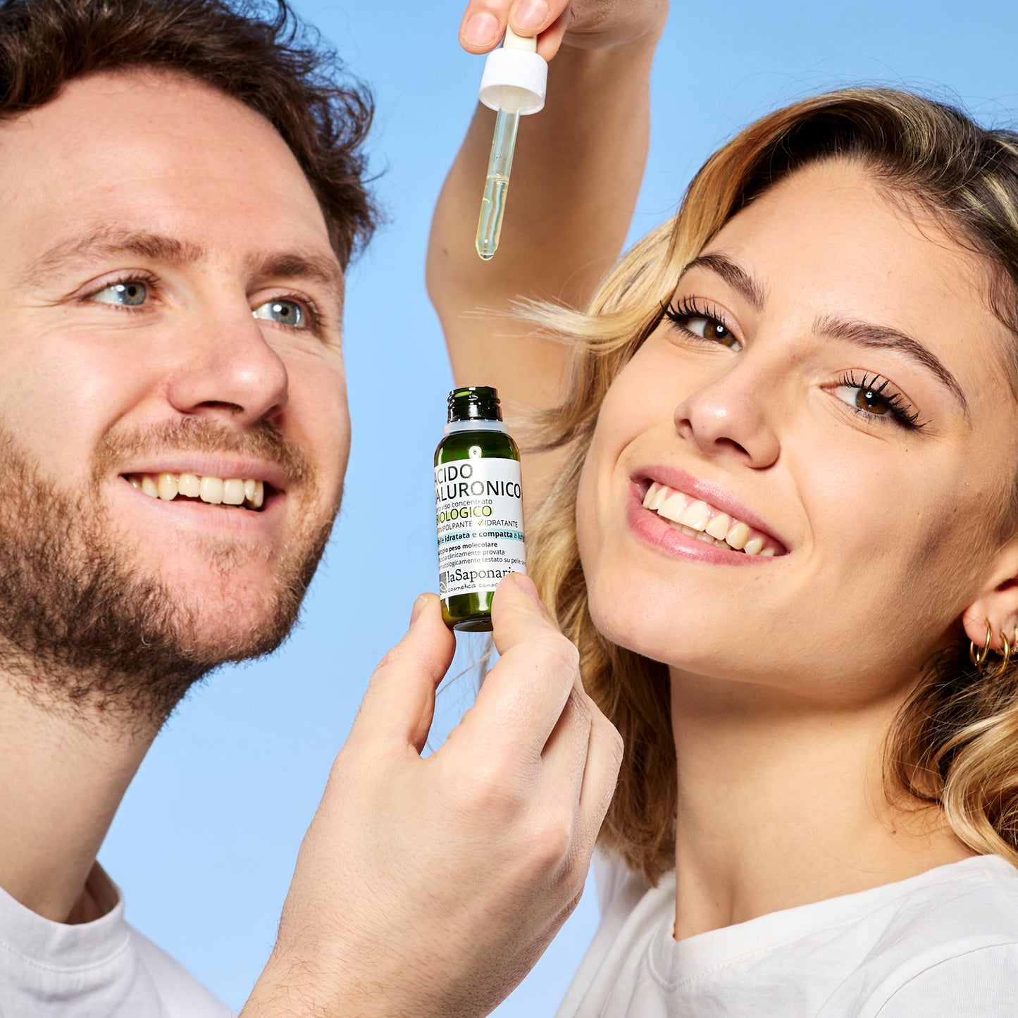 Acido Ialuronico - multiplo peso molecolare - Siero viso concentrato biologico rimpolpante e idratante Attivo puro