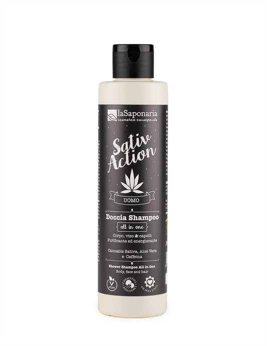 Shampoing douche tout-en-un