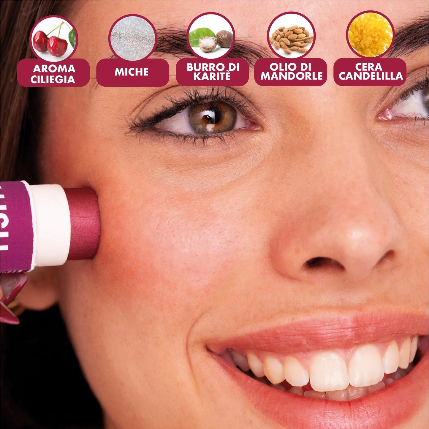 Enooso | Blush Labbra e Guance - Red Wine