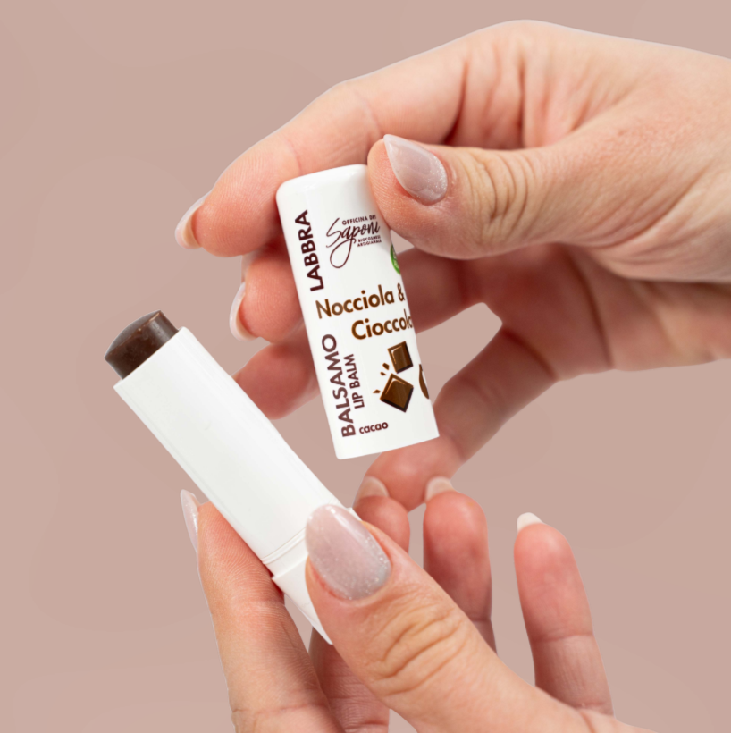 Balsamo Labbra Nocciola e Cioccolato