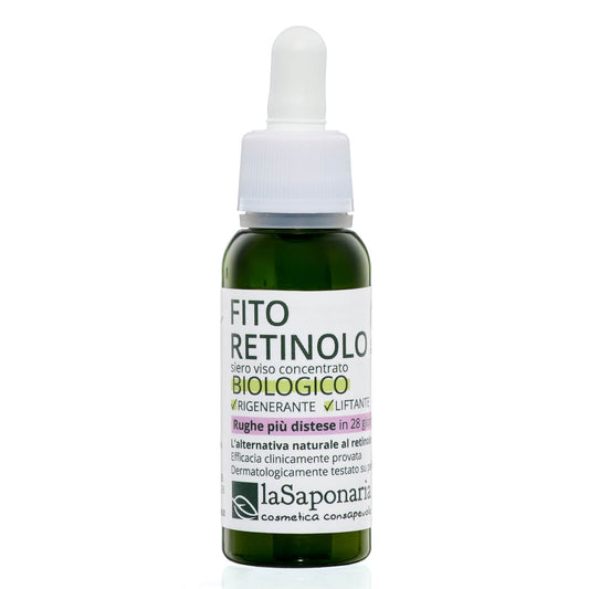 Fitoretinolo - Siero viso concentrato biologico. Rigenerante e liftante Attivo Puro