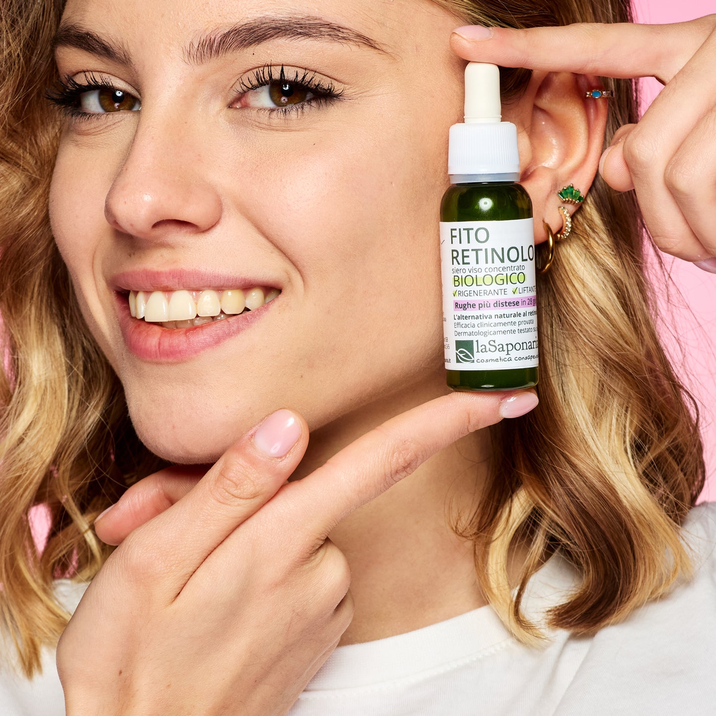 Fitoretinolo - Siero viso concentrato biologico. Rigenerante e liftante Attivo Puro