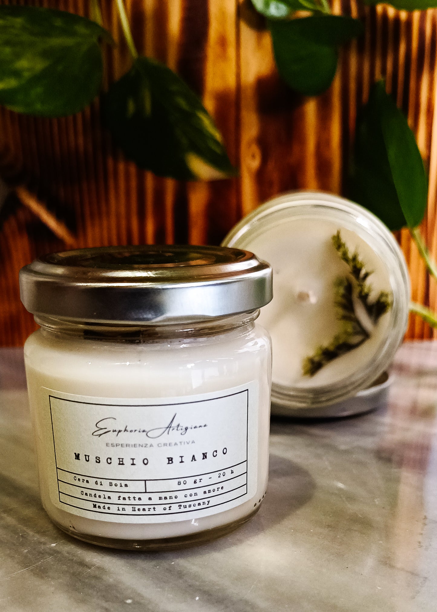 WHITE MUSK - Artisan Scented Candle in Soy Wax