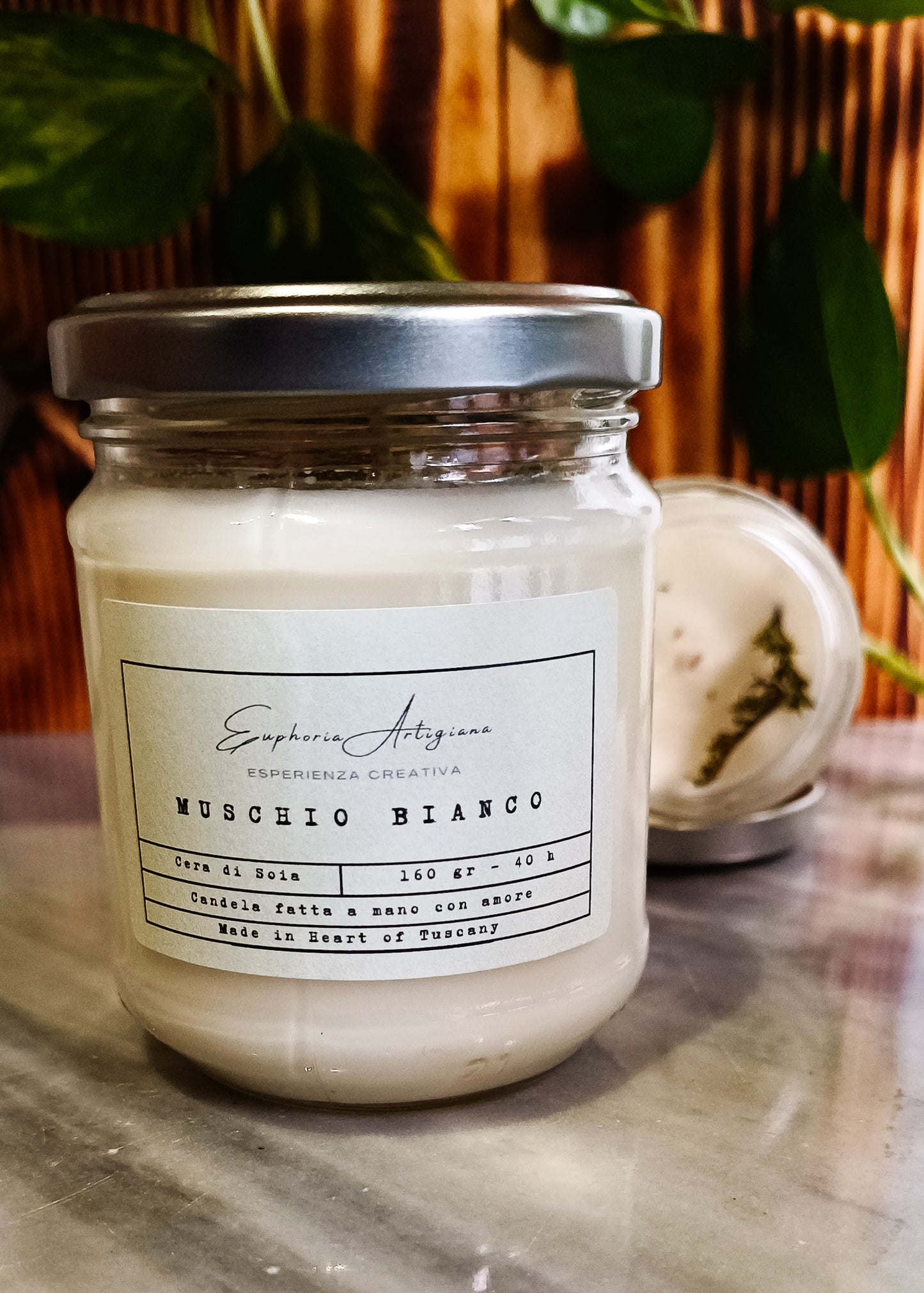 WHITE MUSK - Artisan Scented Candle in Soy Wax