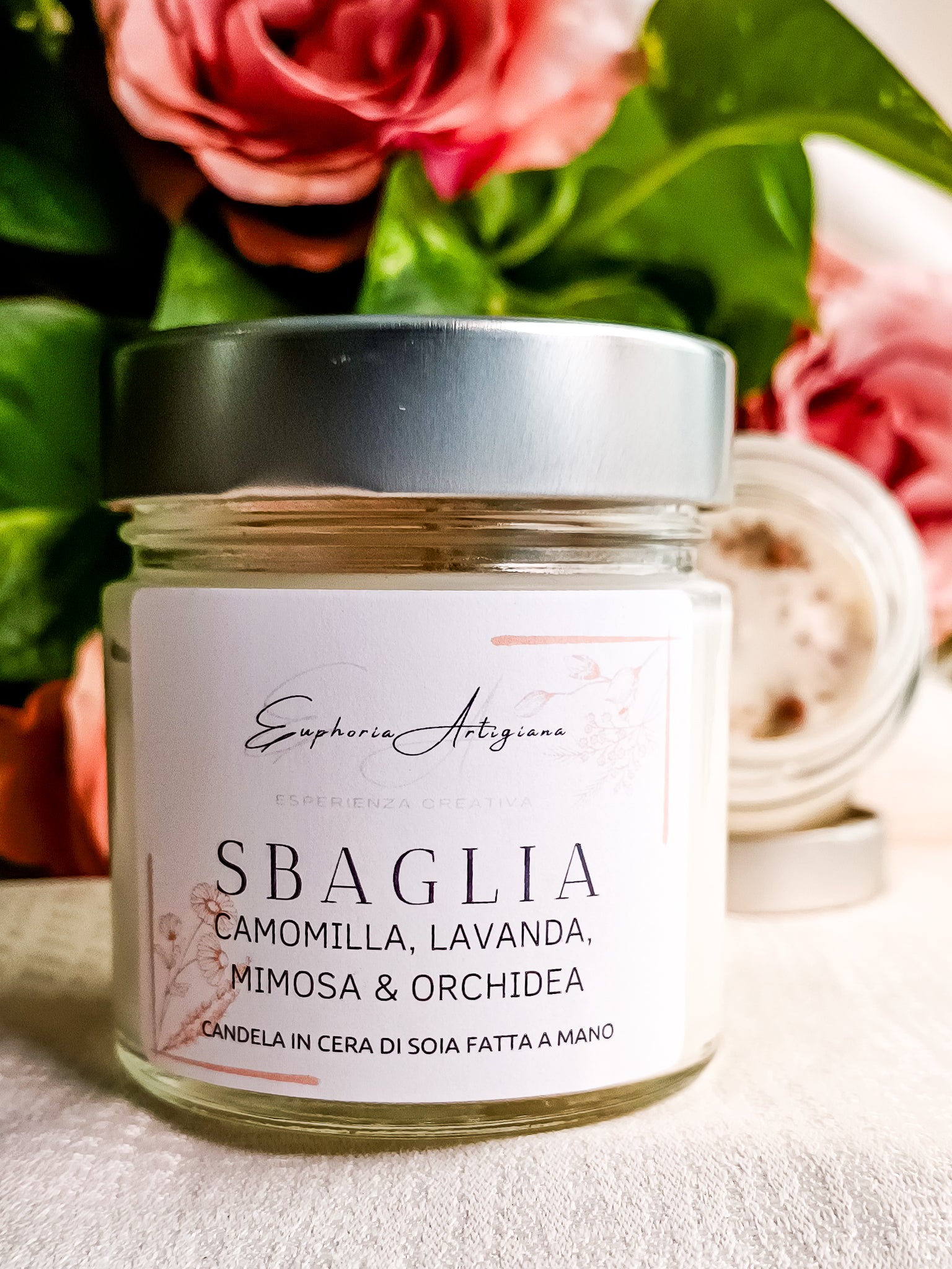 SBAGLIA - Candela Profumata Artigianale in Cera di Soia