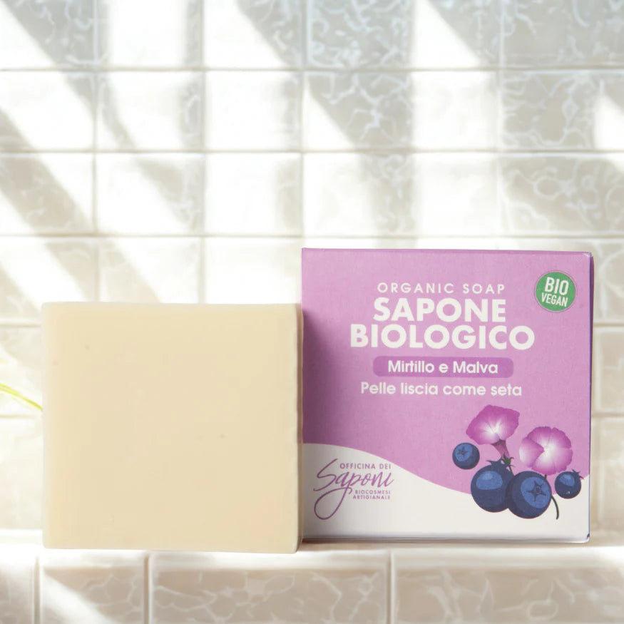 Blueberry and Mallow Organic Soap