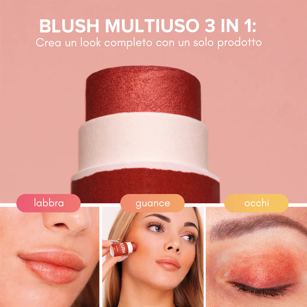 Enooso | Blush Labbra e Guance - Caramel Toast