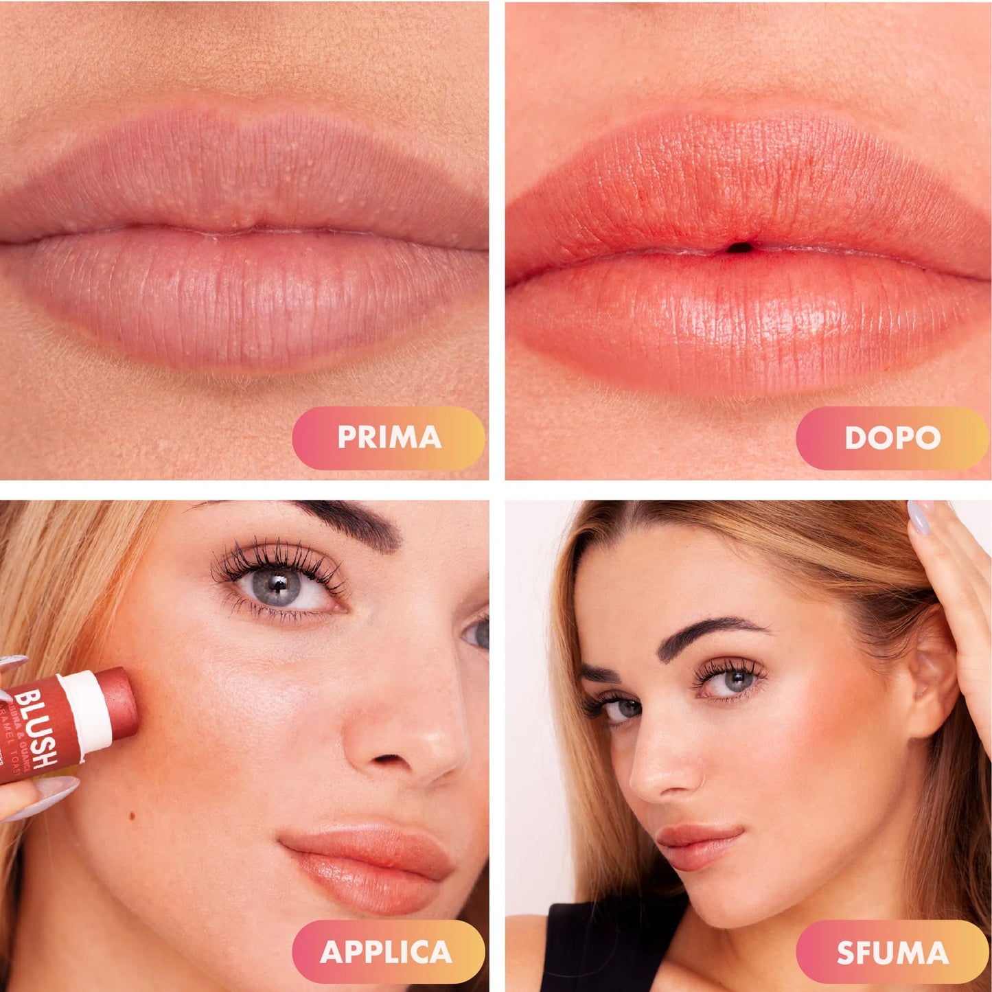 Enooso | Blush Labbra e Guance - Caramel Toast