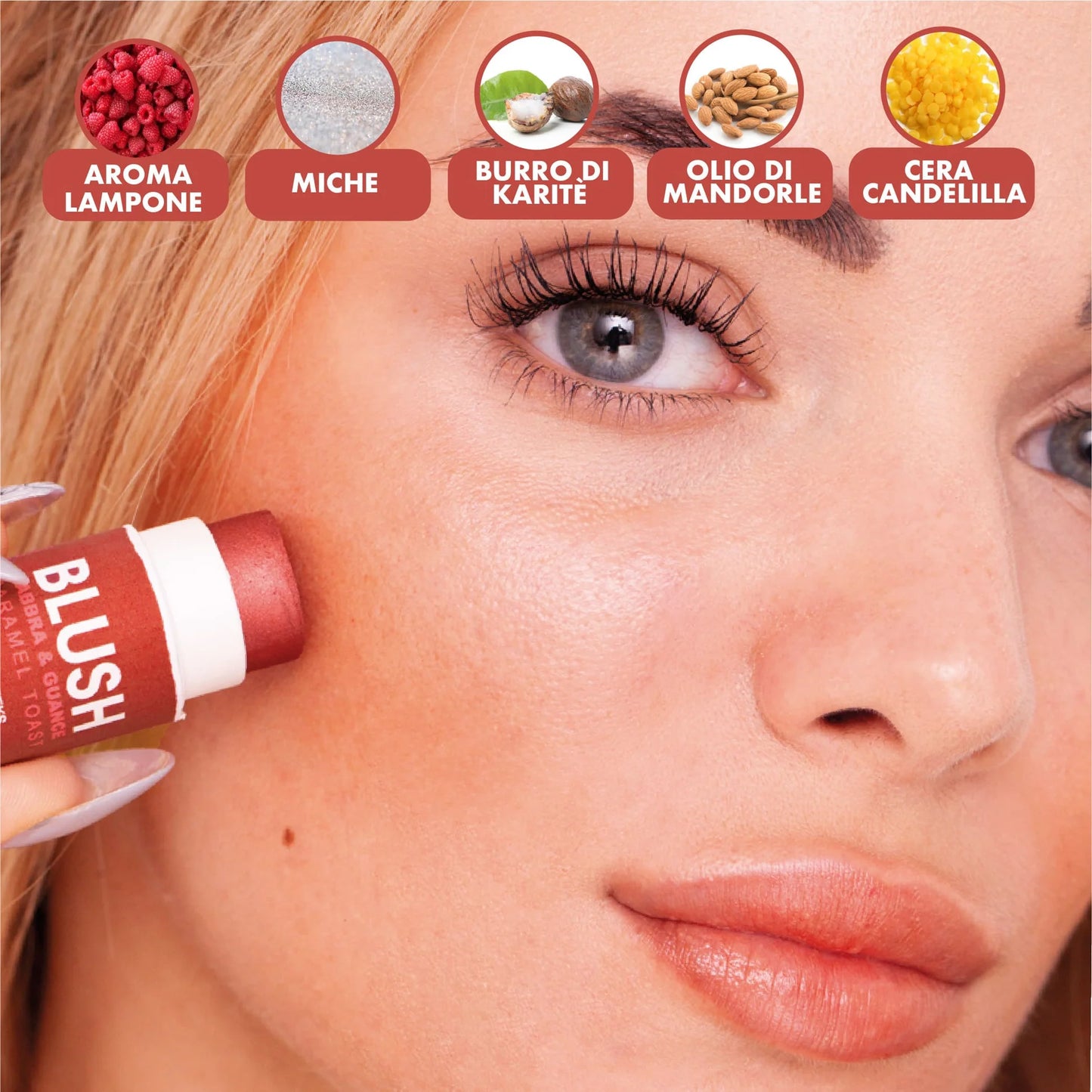 Enooso | Blush Labbra e Guance - Caramel Toast