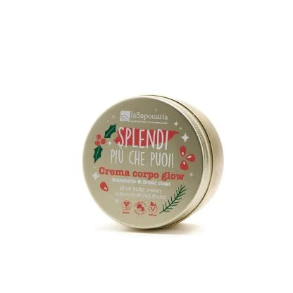 crema corpo LaSaponaria Glow. Idea regalo di natale