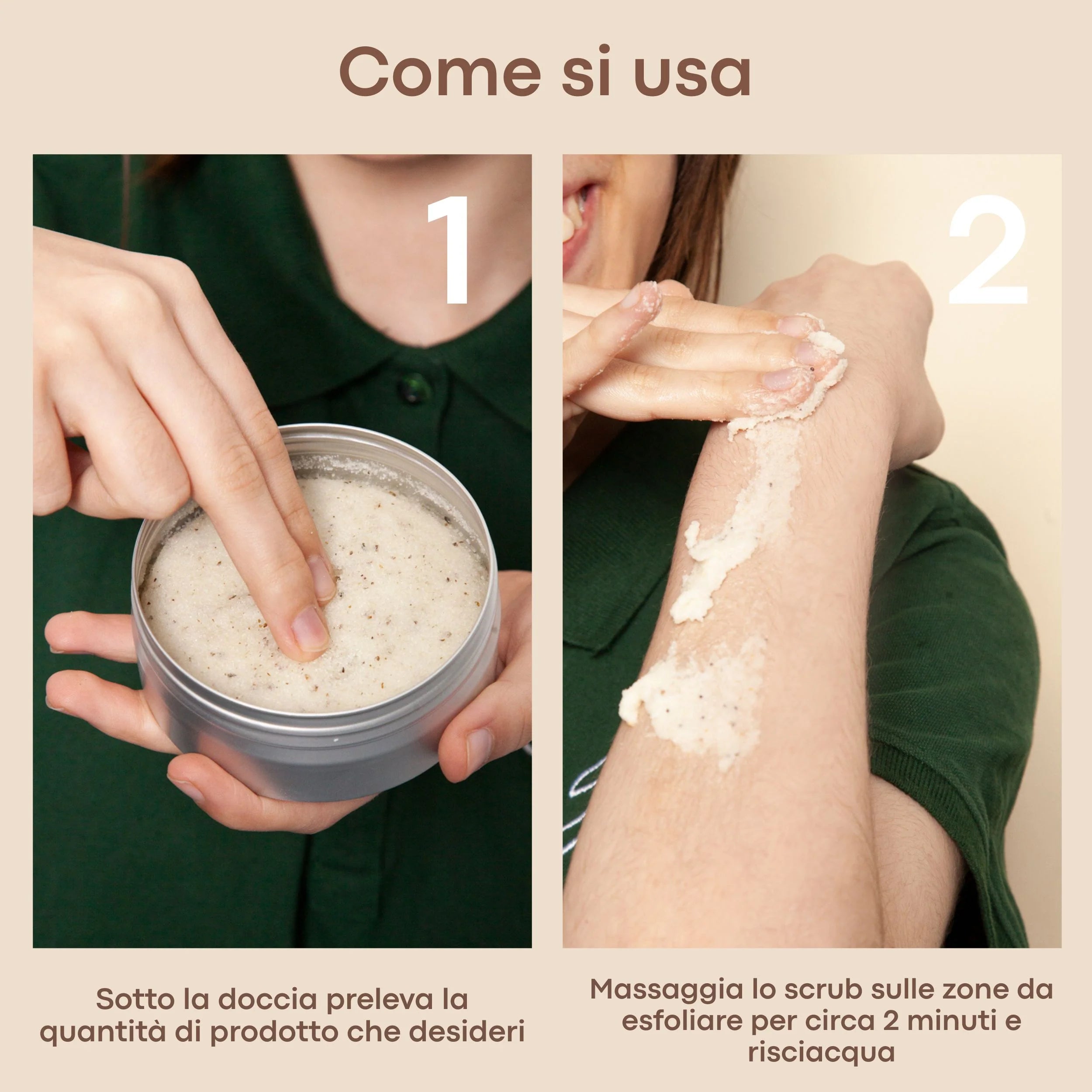 Gommage corps bio Menthe et Citronnelle 