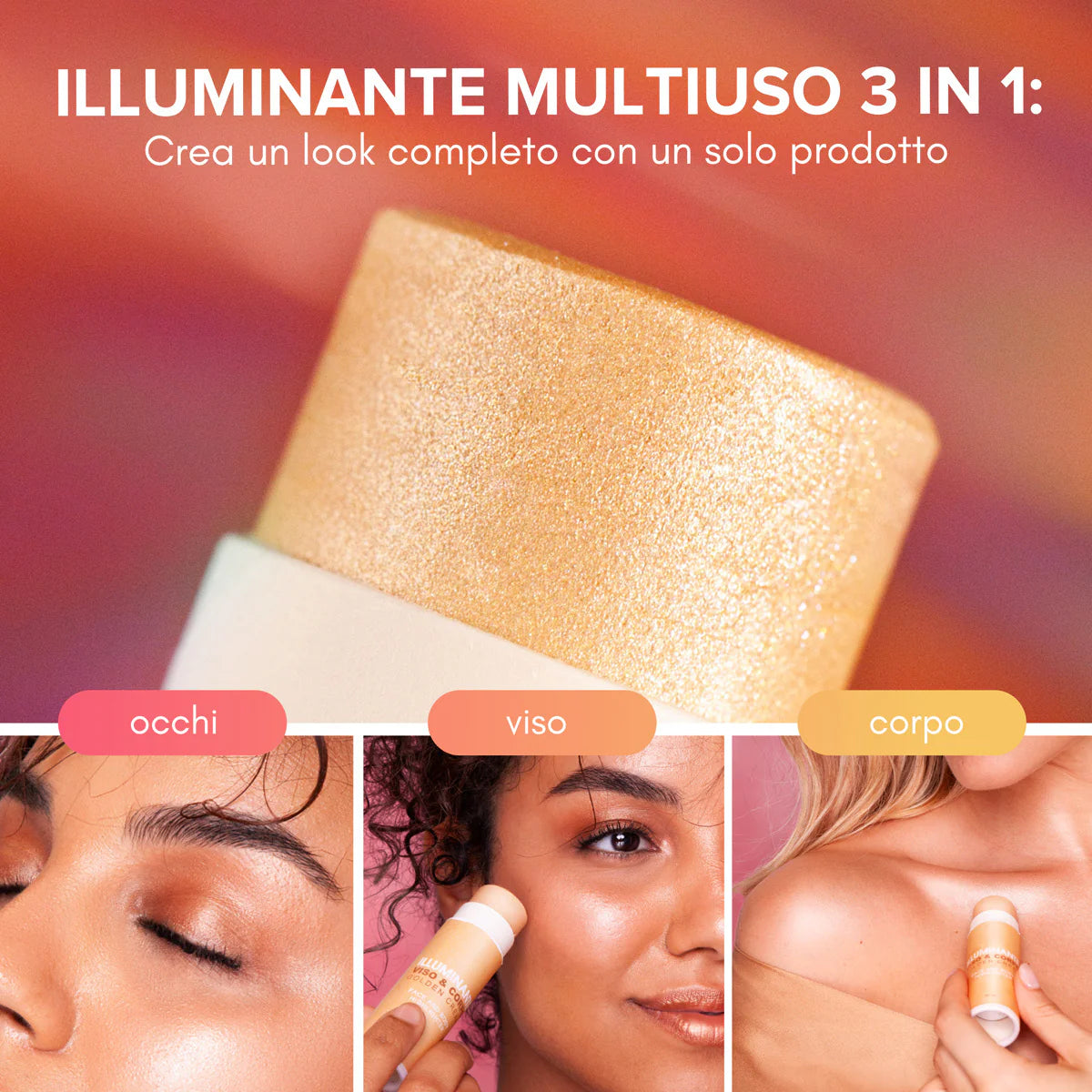 Enooso | Illuminante in Stick - Golden Cream