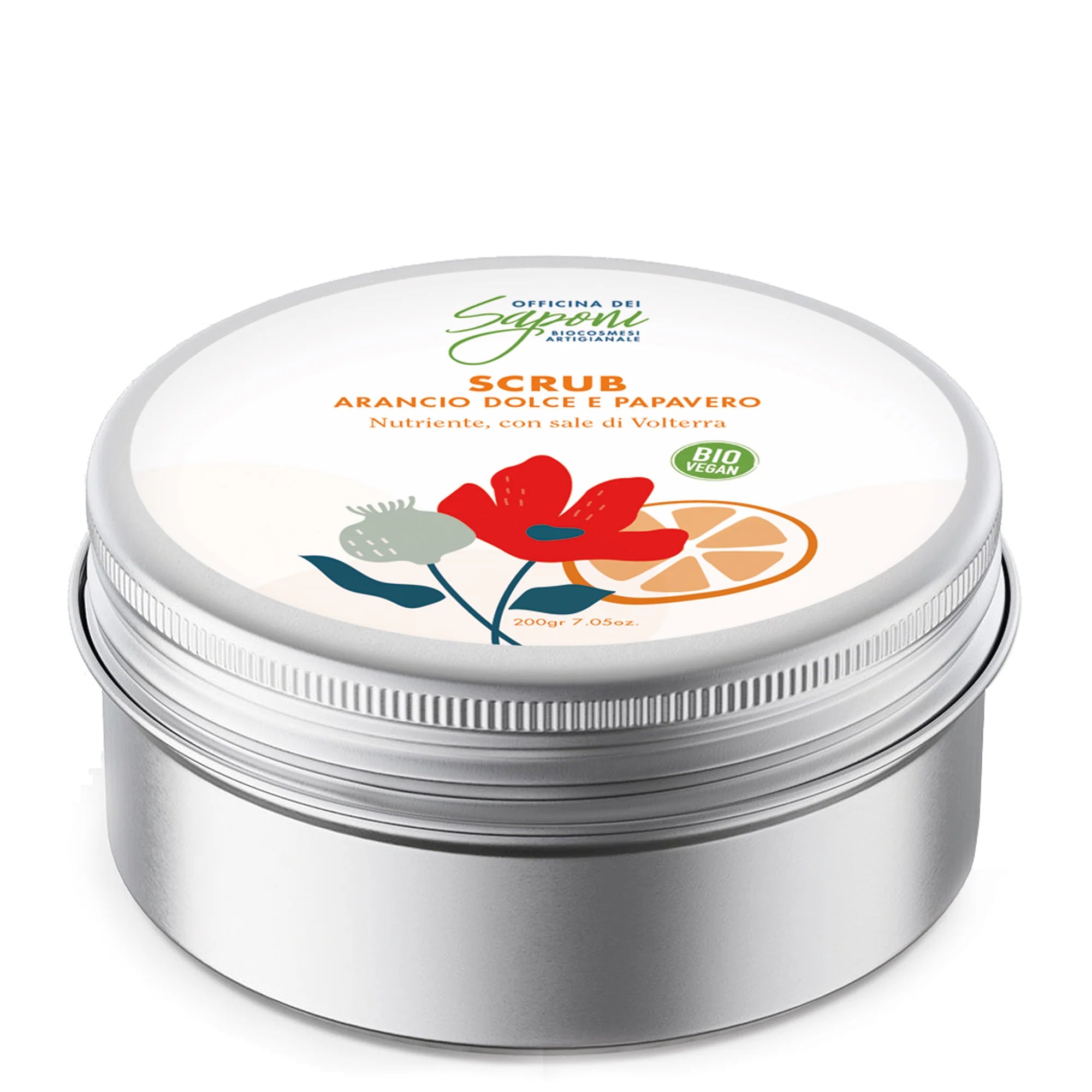 Gommage corps bio Orange Douce et Coquelicot