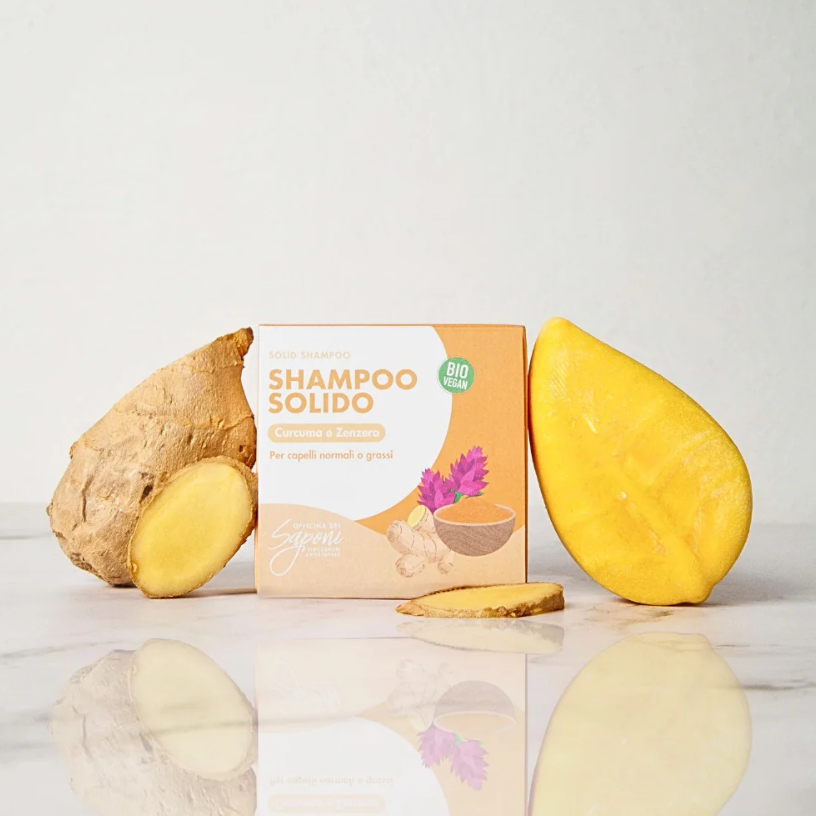 Turmeric and Ginger Solid Shampoo