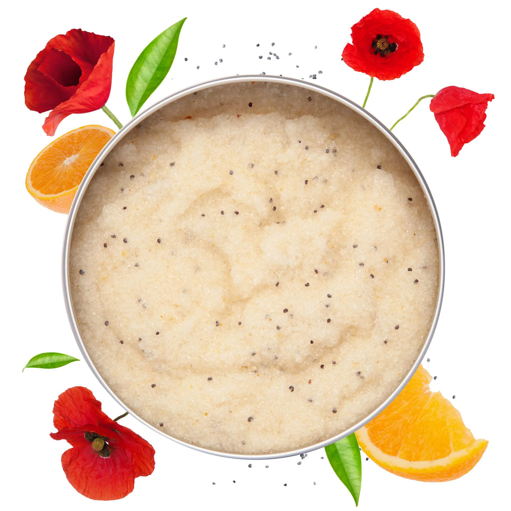 Gommage corps bio Orange Douce et Coquelicot