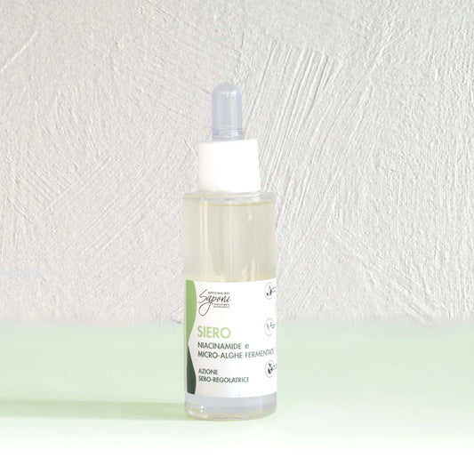 Siero Niacinamide e Micro Alghe Fermentate - Azione Sebo-Regolatrice VERDE