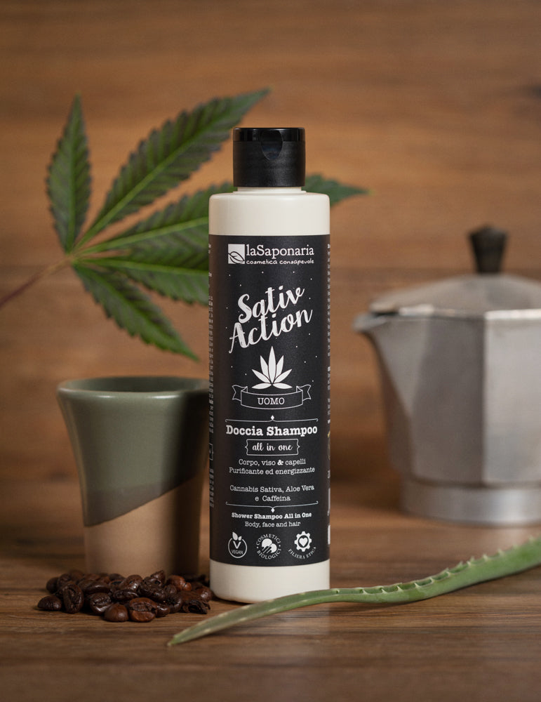 Shampoing douche tout-en-un