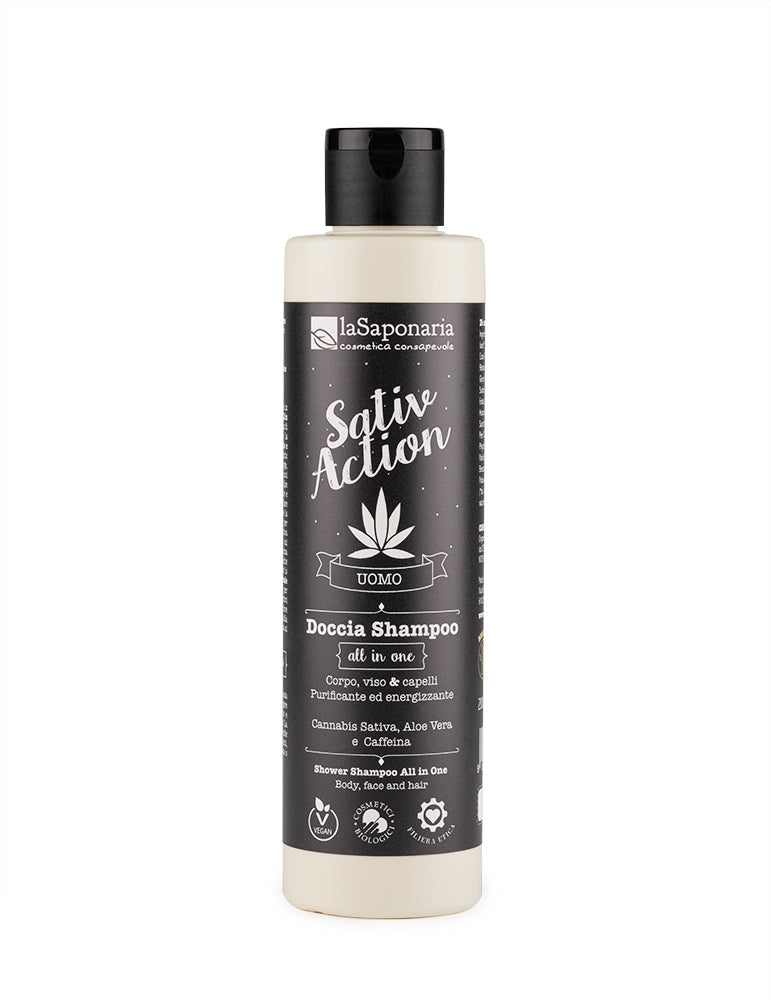Shampoing douche tout-en-un
