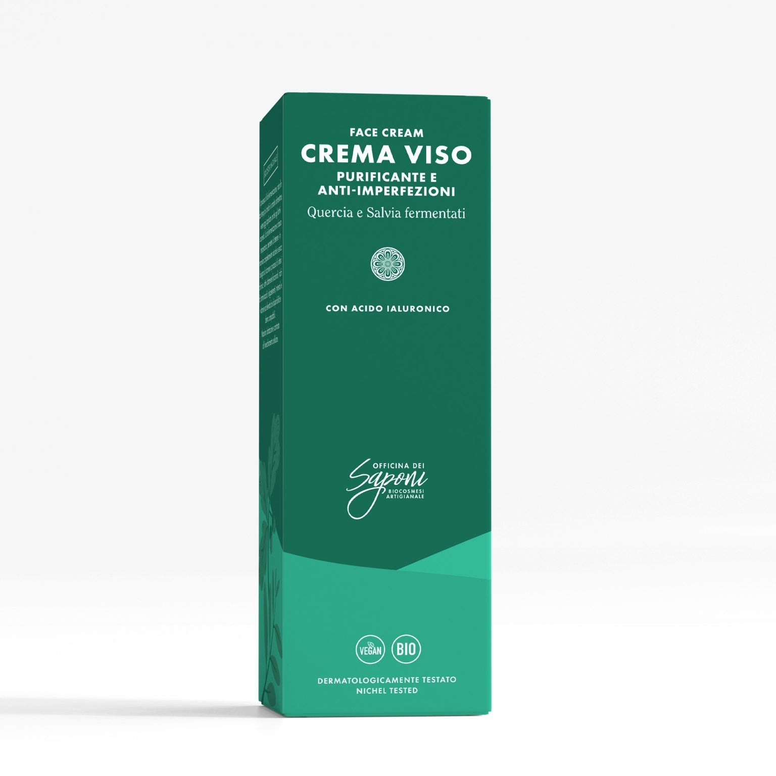 Crema Viso Purificante Anti-Imperfezioni – Salvia & Quercia Fermentati Bio 50ml