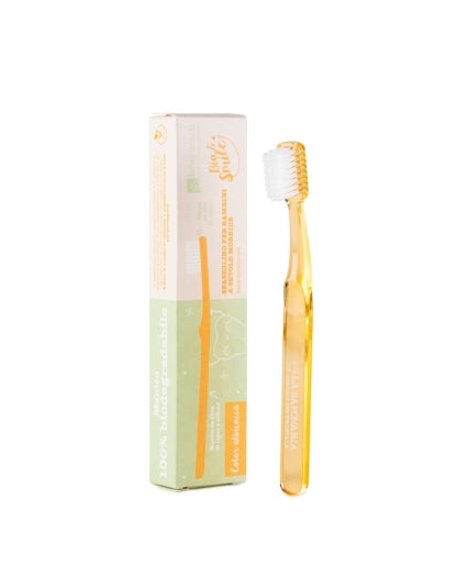 Brosse à dents enfant en fibres végétales