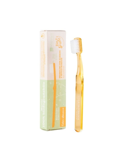 Vegetable fiber children's toothbrush