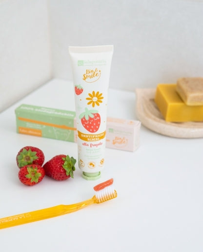 Vegetable fiber children's toothbrush