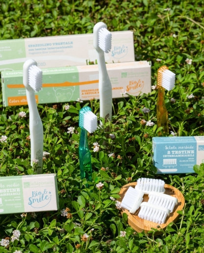 Brosse à dents enfant en fibres végétales